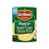 Del Monte Canned Fresh Cut Golden Sweet Cream Style Corn, 14.75 oz Can