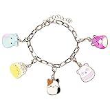 LUV HER Squishmallows Girls Add A Charm Box Set with 1 Charm Bracelet & 5 Interchangeable Charms - Ages 3+