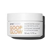 goop Beauty Microderm Face Exfoliator | At-Home Microdermabrasion with Glycolic Acid & Exfoliating Minerals | Smooths Skin Texture | Clean Face Scrub | Silicone & Paraben Free | 1.7 fl oz