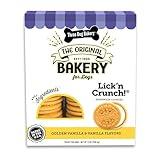 Three Dog Bakery Lick'n Crunch Sandwich Cookies Premium Dog Treats with No Artificial Flavors, Golden & Vanilla Flavor, 13 Ounces