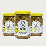 Moresh Green Olives Tapenade Spread, All-Natural Ingredients, 100% Moroccan, Kosher, Non-GMO, 7 oz. - 3 Pack