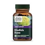 Gaia Herbs Rhodiola Rosea - Stress Support Supplement Traditionally for Supporting Healthy Stamina and Endurance - with Siberian Rhodiola Root Extract - 60 Vegan Liquid Phyto-Capsules (30-Day Supply)