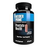 Weider Prime Prostate Health for Men, Dual Action with N.O. Boost, Promotes Flow and Normal Frequency, 60 Veggie Capsules