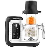 MOMYEASY Baby Food Maker, Multi Baby Food Processor, Baby Food Steamer and Food Puree Blender All-in-One, Food Mills Machine with Bottle Warmer, Auto Cooking & Grinding