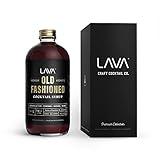 LAVA Premium Aromatic Old Fashioned Cocktail Syrup 16oz, Makes 32 Cocktails, Made with Aromatic Bitters, Demerara, Marasca Cherry, Orange Zest, Hazelnut and Cinnamon. Ready to Use. Just Add Whiskey.