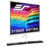 Elite Screens Tripod Series, 99-INCH 1:1, 16:9, 4:3 Adjustable Multi Aspect Ratio Portable Indoor Outdoor Projector Screen, 8K / 4K Ultra HD 3D Ready, US Based Company 2-Year Warranty, T99NWS1 -White