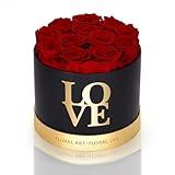 Graclect Forever Roses in a Box, 100% Real Roses That Last Up to 3 Years, Preserved Flowers for Delivery Prime Birthday Valentines Day Gifts for Her, Mothers Day (Red)