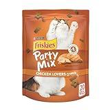 Purina Friskies Cat Treats, Party Mix Chicken Lovers Crunch - 20 Ounce (Pack of 1)