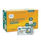 MED PRIDE Triple Antibiotic Ointment [144 Packets x 0.9g Each]- First Aid Antibiotic Cream - Travel-Size Individual Antibiotic Ointment Packets for Burns, Scrapes, Cuts, Wound Care