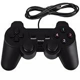 USB Wired Game Controller for Windows PC/Raspberry Pi Remote Controller Gamepad Gaming Joystick Dual Vibration Joypad for Laptop Desktop Computer(Windows 11/10/8/7) & Steam/Roblox/RetroPie/RecalBox