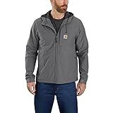 Carhartt Men's Rain Defender Relaxed Fit Lightweight Jacket, Steel, 2X-Large