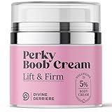 Divine Derriere Perky Body Cream - Lift & Firm Skin Tightening Cream for Body - Moisturizing Chest Firming Cream with Volufiline Helps Tighten Saggy Crepey Skin for a Perkier Look & Toned Décolleté