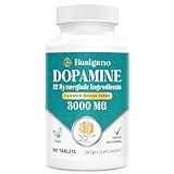 Basigano Natural Dopamine Supplement for Energy, Focus, Motivation, Mental Alertness, Mood, and Stress - Non-GMO, Gluten-Free - 90 Tablets