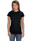 Gildan Fashion 64000L Ladies Softstyle T Shirt Black X-Large