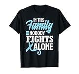 In This Family Nobody Fights Alone Prostate Cancer Awareness T-Shirt