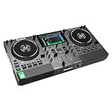 Numark Mixstream Pro Go - Standalone DJ Controller with Battery, DJ Mixer, Speakers, Amazon Music Unlimited, WiFi, Touchscreen, Works with Serato DJ