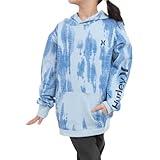 Hurley boys One and Only Pullover Hoodie Hooded Sweatshirt, Crystal Heather, Medium US