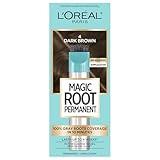 L'Oreal Paris Magic Root Rescue 10 Minute Root Hair Coloring Kit, Permanent Color with Quick Precision Applicator, 100 percent Gray Coverage, 4 Dark Brown, 1 kit (Packaging May Vary)