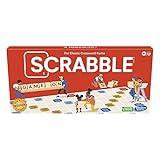 Hasbro Gaming Scrabble Board Game,Word Game for Kids Ages 8 and Up,Fun Family Game for 2-4 Players,The Classic Crossword Game