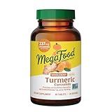 MegaFood Turmeric Curcumin Minis - Turmeric Curcumin with Black Pepper - Turmeric Supplement with Vitamin C and Black Pepper Extract - Non-GMO, Made Without 9 Food Allergens - 60 Tabs (30 Servings)