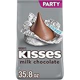 HERSHEY'S KISSES Milk Chocolate, Halloween Candy Party Pack, 35.8 oz