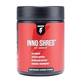 Inno Shred Fat Burner for Men and Women with 100mg Capsimax, Grains of Paradise, Organic Caffeine, Green Tea Extract, Appetite Suppressant, Weight Loss (60 Veggie Capsules) | (with Stimulant)