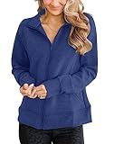 Vivitulip Women’s Full Zip Up Athletic Jacket Long Sleeve Lightweight Pocketed Workout Coat Tops with Thumb Holes