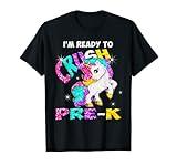 Back to School I'm ready to crush Pre-K Unicorn T-Shirt