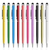 Stylus Pens for Touch Screens, Stylus Pen 10-Pack High Precision Capacitive 2 in 1 Stylus Ballpoint Stylists Pens Universal for iPhone iPad Tablet Laptop Kindle Samsung Galaxy All Touch Screens Device