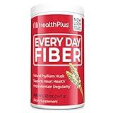 Health Plus Every Day Fiber Digestive Support | All Natural Daily Fiber To Reduce Bloating | Supports Heart Health | 12 Ounces, 48 Servings