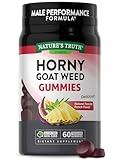 Nature's Truth Horny Goat Weed Gummies | 60 Count | with Maca Root | Vegan, Non-GMO & Gluten Free Supplement for Men | Passion Punch Flavor