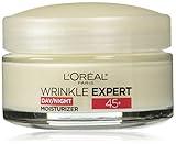 L'Oreal Paris Wrinkle Expert 45+ Anti-Aging Face Moisturizer with Retino-Peptide, Non-Greasy, Suitable for Sensitive Skin, 1.7 fl. Oz