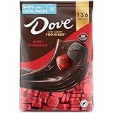 DOVE PROMISES Dark Chocolate Candy, 136 Ct Bulk Bag