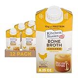 Kitchen Basics Original Chicken Bone Broth, 8.25 oz (Pack of 12)