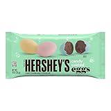 HERSHEY'S Candy Coated Milk Chocolate Eggs, Easter Candy Bag, 9 oz