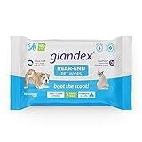 Vetnique Labs Glandex Dog Wipes for Pets Cleansing & Deodorizing Anal Gland Hygienic Dog & Cat Wipes with Vitamin E, Skin Conditioners and Aloe (100ct Pouch)