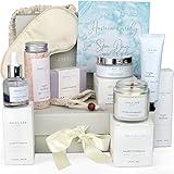 Jasmyn & Greene Luxury Bath Gift Set for Women - 10 Relaxing Bath Spa Gifts for Women with Lavender Self Care Gifts for Mom, Home Spa Gift Baskets for Women, Birthday Gifts for Women