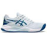 ASICS Women's Gel-Challenger 13 Tennis Shoes, 7.5, Sky/Reborn Blue