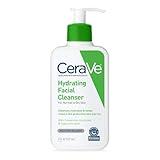 CeraVe Hydrating Facial Cleanser | Moisturizing Face Wash For Dry Skin | Hyaluronic Acid + Ceramides + Glycerin | Hydrating Cleanser For Normal To Dry Skin | National Eczema Assosiation Certified