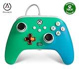 PowerA Enhanced Wired Controller for Xbox Series X|S - Seafoam Fade, gamepad, wired video game controller, gaming controller, Xbox Series X|S