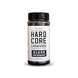 Hardcore Carnivore Black: charcoal seasoning for steak, beef and BBQ (Large Shaker)