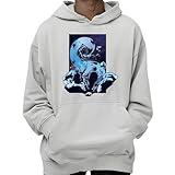 Unique Gift Idea Black Hole Design Digital Artwork Exciting Sci Fi Present for Kids and Teens White Muticolor Unisex Hoodie