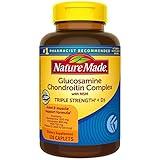 Nature Made Glucosamine Chondroitin Complex with MSM, Dietary Supplement for Joint Support, 120 Caplets, 60 Day Supply