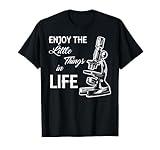 Enjoy The Little Things In Life Biologist Science Biology T-Shirt