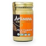 Artisana Organics Raw Cashew Butter - No Sugar Added, Vegan and Paleo Friendly, Non GMO, 14oz Jar