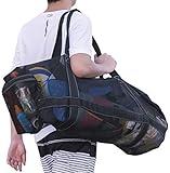 XXL Mesh Dive Bag for Scuba or Snorkeling - Diving Snorkel Gear Bags Extra Large Beach and Totes with Zipper Pockets Oversized Duffle Ideal Your Pool Trip