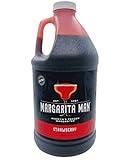 Margarita Man Strawberry Daiquiri/Strawberry Margarita Mix Concentrate | 64oz bottle, makes 56 drinks | Strawberry Slushes | Bars, Restaurants, At Home | Pure cane sugar…