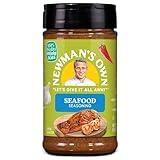 Newman's Own Seafood Seasoning; Perfect Spices for your favorite fish like Salmon and Cooking Lobster Tails; No MSG, Gluten Free; Kosher; 9.35 Oz. Bottle