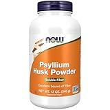 NOW Foods Supplements, Psyllium Husk Powder, Non-GMO Project Verified, Soluble Fiber, 12-Ounce