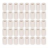 40Pcs Fiber Billiards Stick Pool Cue Ferrules Tubes Replacement Parts Repair Accessories Leisure Sports Game Room Cue Ferrule Pool Replacement Kit Stick Ferrules (13MM 0.8 inches)